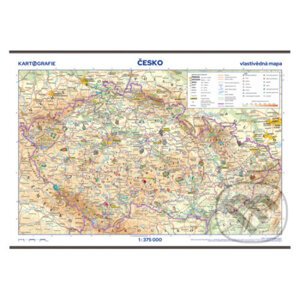Česko Vlastivědná mapa - Kartografie Praha