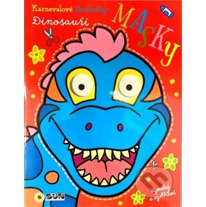 Dinosauři - Karnevalové škrabošky Masky - SUN