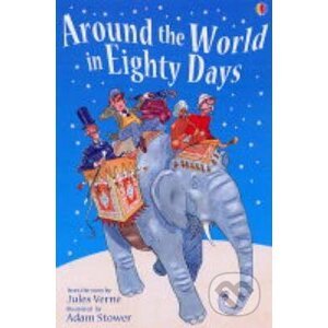 Around the World in Eighty Days - Jules Verne, Adam Stower (ilustrátor)