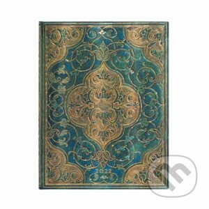 Paperblanks - diár Turquoise Chronicles 2022 - Hartley and Marks