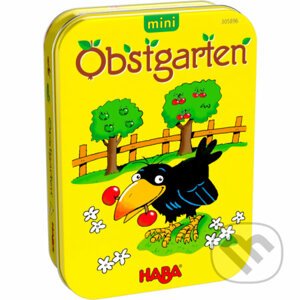 Mini hra pre deti" Ovocný sad v kovovej krabici - Haba