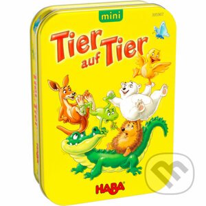 Mini hra pre deti: Zviera na zviera v kovovej krabici - Haba