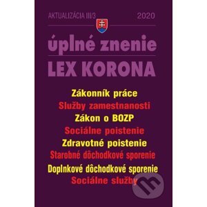 Aktualizácia III/3 2020 - LEX-KORONA - Poradca s.r.o.