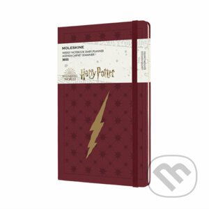Moleskine – 12-mesačný bordový plánovací diár Harry Potter 2022 - Moleskine