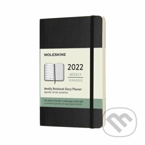Moleskine – 12-mesačný plánovací čierny diár 2022 - Moleskine