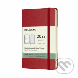 Moleskine – 12-mesačný plánovací červený diár 2022 - Moleskine