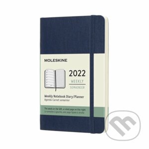Moleskine – 12-mesačný plánovací modrý diár 2022 - Moleskine