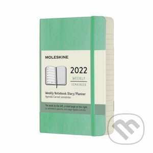 Moleskine – 12-mesačný plánovací zelený diár 2022 - Moleskine