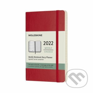 Moleskine – 12-mesačný plánovací červený diár 2022 - Moleskine