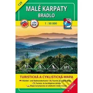 Malé Karpaty - Bradlo 1 : 50 000 - turistická mapa č. 129 - VKÚ Harmanec