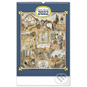 Nástěnný kalendář Josef Lada – Měsíce 2022 - Presco Group