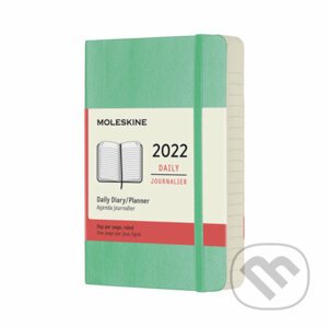 Moleskine – 12-mesačný denný zelený diár 2022 - Moleskine