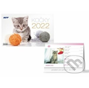 Kočky 2022 - stolní kalendář - MFP