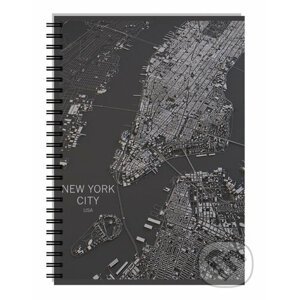 College blok A4 linkovaný New York - Stil calendars