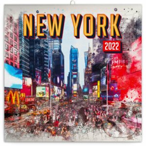 Poznámkový kalendár New York 2022 - Presco Group