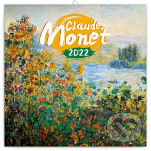 Poznámkový kalendár Claude Monet 2022 - Presco Group