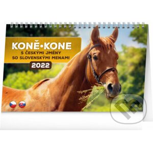 Stolní kalendář / stolový kalendár Koně – Kone CZ/SK 2022 - Presco Group