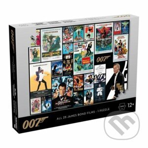 James Bond 007 Filmové plakáty - Winning Moves