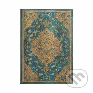 Paperblanks - diár Turquoise Chronicles 2022 - Hartley and Marks