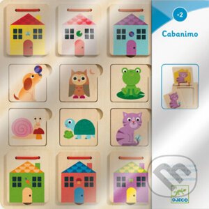 Cabanimo (drevené priraďovacie puzzle) - Djeco