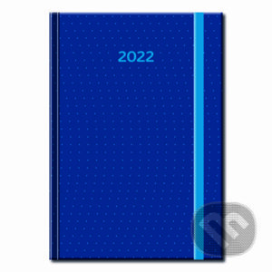 Denný diár Point 2022 - modrý - Spektrum grafik