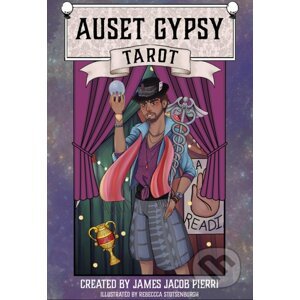 Auset Gypsy Tarot (Box Set) - James Jacob Pierri, Rebecca Stotsenburgh (Ilustrátor)