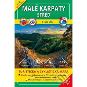 Turistická mapa 10 - Malé Karpaty - Stred 1:25 000 - VKÚ Harmanec