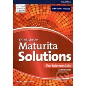 Maturita Solutions: Pre-Intermediate - Student's Book + Online Pack (SK Edition) - Tim Falla, Paul A. Davies