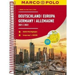 Německo, Evropa/atlas 1:3 - Marco Polo