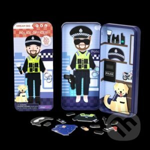 Cestovní magnetické puzzle - policista - MierEdu