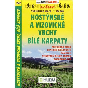 Hostýnské a Vizovické vrchy, Bílé Karpaty 1:100 000 - SHOCart