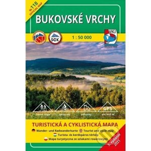 Bukovské vrchy 1: 50 000 - VKÚ Harmanec