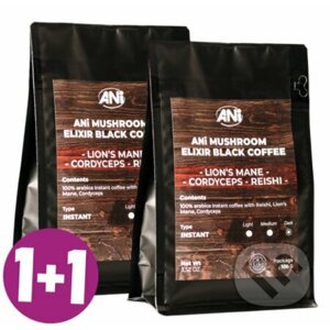 ANi Reishi Cordyceps Lion´s coffee 100 g 1 + 1 zadarmo - Ani