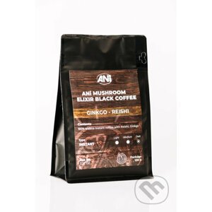 ANi ANi Mushroom Elixír Black coffee with Ginko Reishi 100 g - Ani
