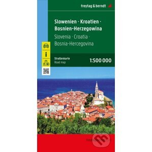 Slovinsko-Chorvatsko-Bosna-Hercegovina 1:500 000 / automapa - freytag&berndt
