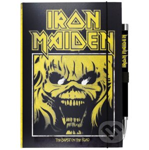Poznámkový blok so svietiacim perom Iron Maiden: The Beast On The Road - Iron Maiden