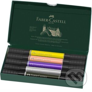 Popisovač India ink Dual Marker 5x Fashion - Faber-Castell
