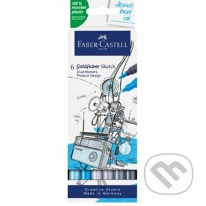 Popisovače Gofa Sketch Dual set 6 Product design - Faber-Castell