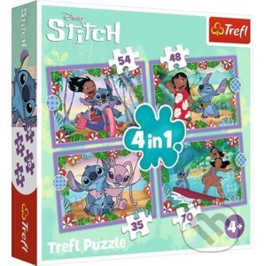 Lilo&Stitch: Bláznivý deň 4v1 - Trefl