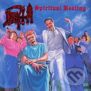 Death: Spiritual Healin Ltd. (Red, Cyan & Black Splatter) LP - Death