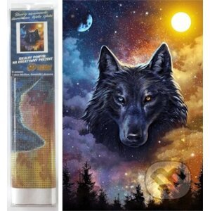 Diamantové malování - Temný vlk - Norimpex