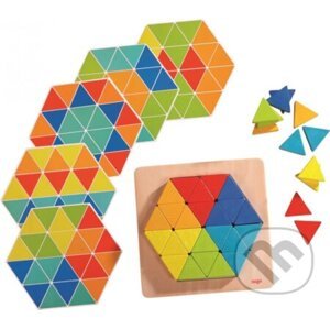 Farebné trojuholníky na vkladanie - Haba