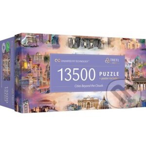 Trefl Puzzle 13500 UFT - Mestá za oblakmi - Trefl