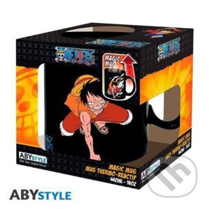 One Piece Hrnček meniaci sa 460 ml - Luffy & Ace - ABYstyle
