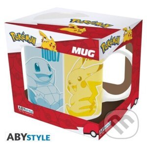 Pokémon Hrnček 320 ml - Pikachu & Kanto Starters - ABYstyle