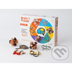 RECENTTOYS Brain Puzzle - sada 6 ks - LEGO