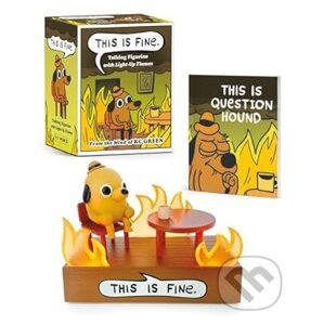 This Is Fine Talking Figurine - Kc Green