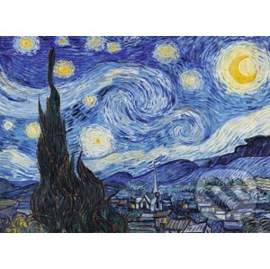 Dřevěné puzzle Art Vincent van Gogh Hvězdná noc - Trefl