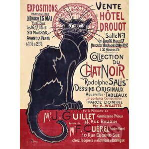 Dřevěné puzzle Art Steinlen Černá kočka, Le Chat Noir - Trefl