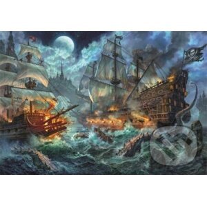 Puzzle Bitva pirátů - Clementoni